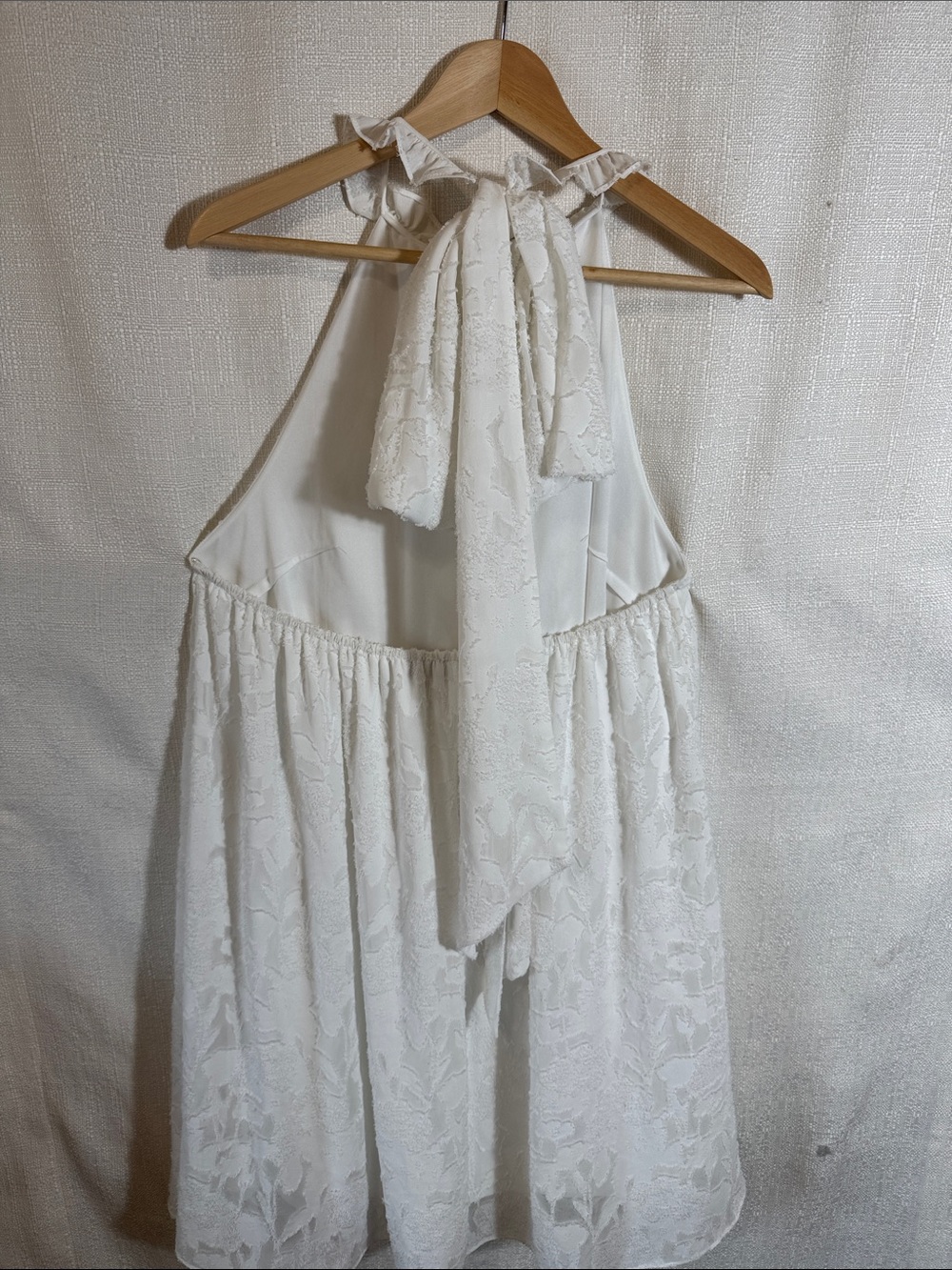 Sachin & Babi x Dillard’s White Backless Bow Dress Party Bridal Shower Size 14 - Picture 5 of 5